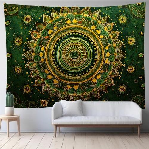 Mandala green art suspension cloth bedroom living room printing background cloth home decoration living room wall tapestry 85x75cm
Mandala green art suspension cloth bedroom living room printing background cloth home decoration living room wall tapestry 85x75cm