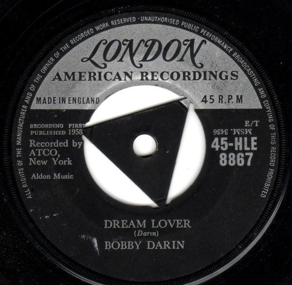 7inch Record BOBBY DARIN Dream Lover Bullmoose 45HLE8867 LONDON LONDON 1959 UK Rock Used
7inch Record BOBBY DARIN Dream Lover Bullmoose 45HLE8867 LONDON LONDON 1959 UK Rock Used