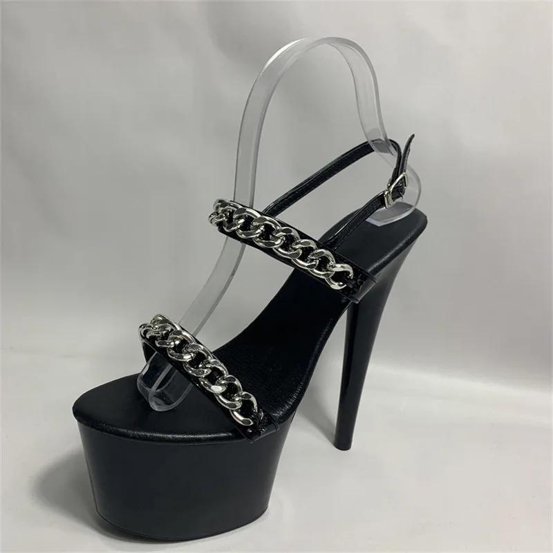 Модные сандалии на платформе Высокий каблук 17 см женская модель танцы на пилоне подиум артефакт обувь большой размер показ т-сцена женщины 33 чёрный
Модные сандалии на платформе Высокий каблук 17 см женская модель танцы на пилоне подиум артефакт обувь большой размер показ т-сцена женщины 33 чёрный