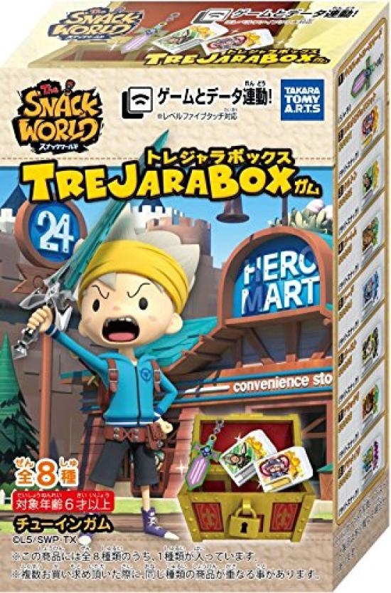 Snack World Treasure Box Жевательная резинка 10 штук Конфеты Игрушки Жевательная резинка & (Снэк Ворлд)
Snack World Treasure Box Жевательная резинка 10 штук Конфеты Игрушки Жевательная резинка & (Снэк Ворлд)