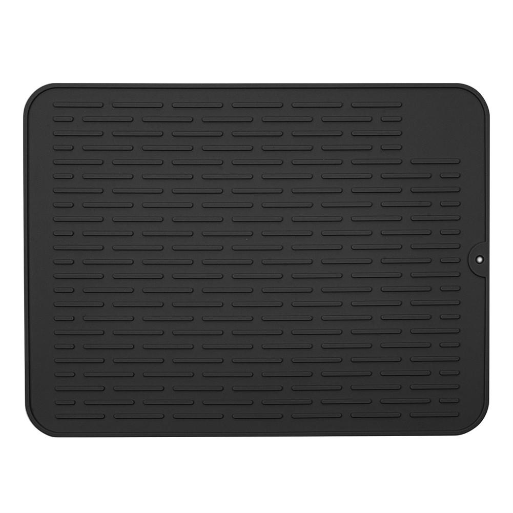 Коврик для сушки посуды Быстросохнущий Термостойкий Нескользящий чёрный
Коврик для сушки посуды Быстросохнущий Термостойкий Нескользящий чёрный