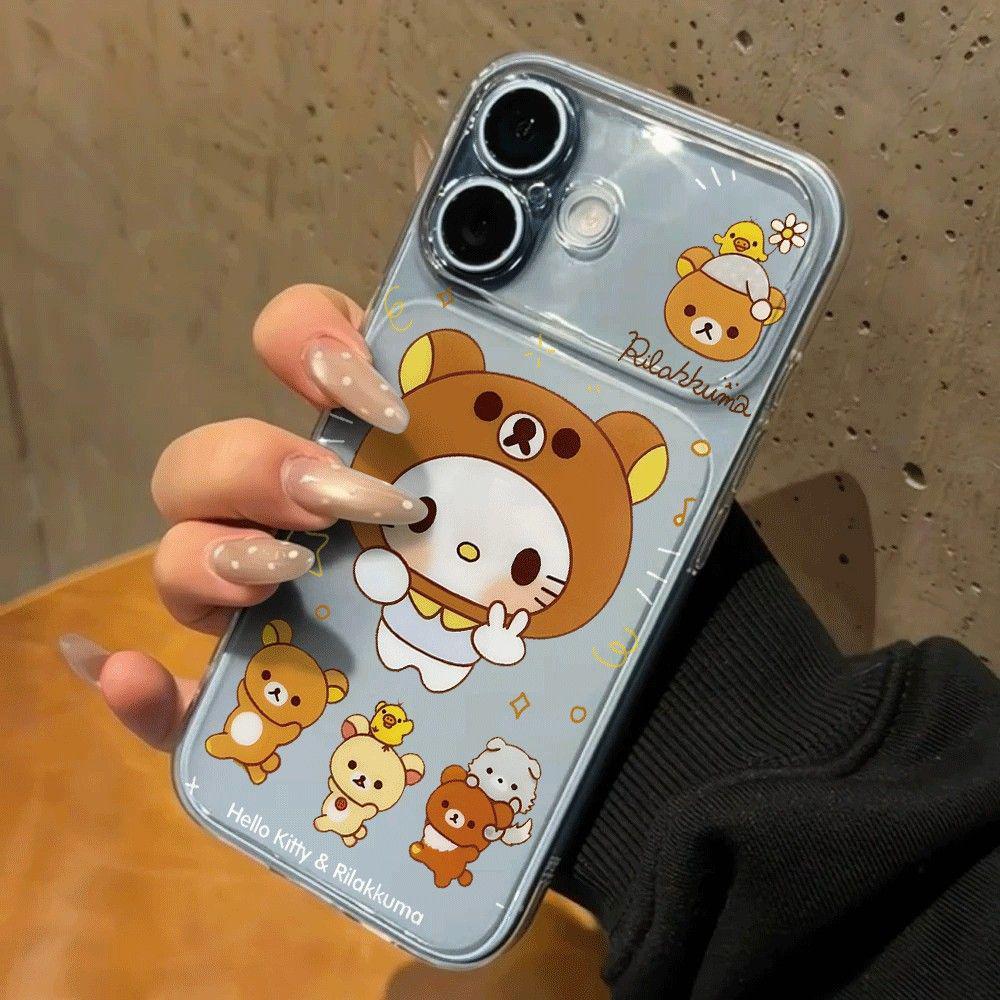 Rilakkuma Kitten Large Window Soft Case for Apple 17promax 16/15/14pro Phones. iPhone 15
Rilakkuma Kitten Large Window Soft Case for Apple 17promax 16/15/14pro Phones. iPhone 15