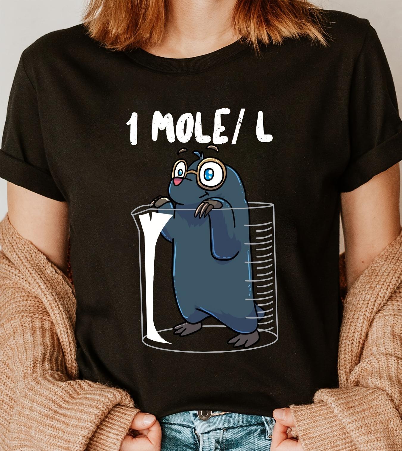 Comfortable Cartoon Graphic Womens TShirt Short Sleeve Crew Neck Casual Top Science Teachers Summer Fashion Casual Clothing S
Comfortable Cartoon Graphic Womens TShirt Short Sleeve Crew Neck Casual Top Science Teachers Summer Fashion Casual Clothing S