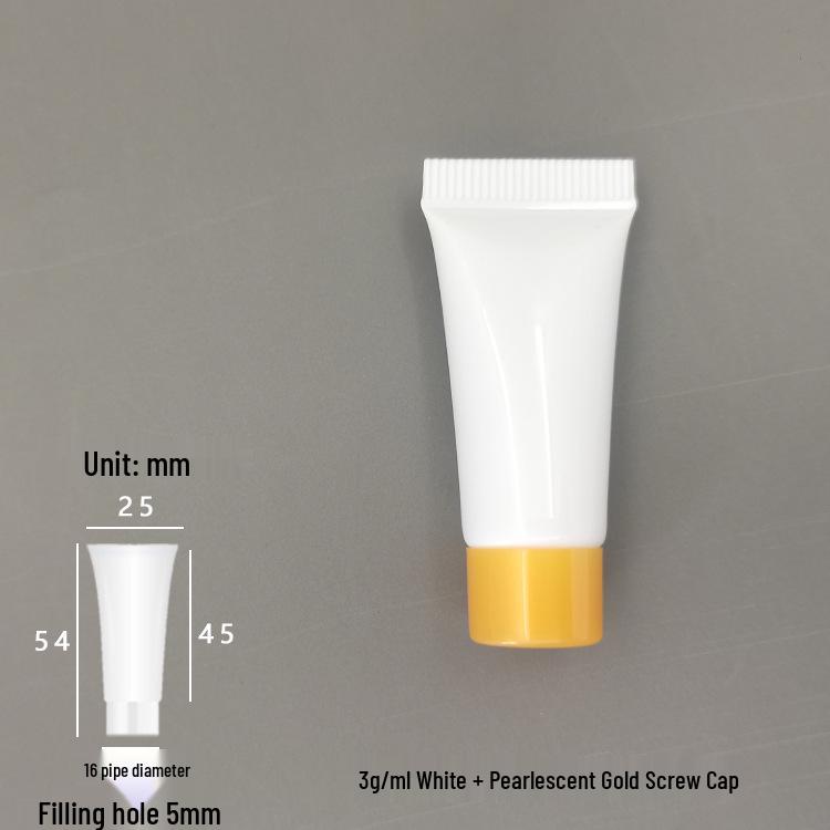3ml Skincare Cosmetic Soft Tube for Serum or Eye Cream - Trial Size Packaging Material Available 3g/ml white
3ml Skincare Cosmetic Soft Tube for Serum or Eye Cream - Trial Size Packaging Material Available 3g/ml white