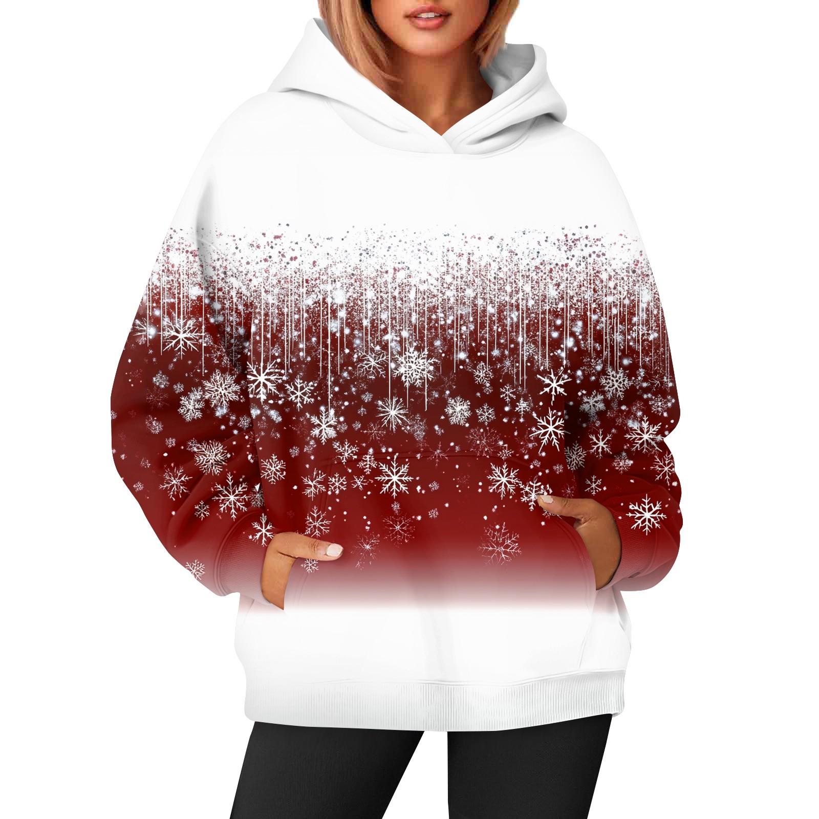 Жіноча модна повсякденна толстовка з принтом і капюшоном з довгими рукавами XXL
Жіноча модна повсякденна толстовка з принтом і капюшоном з довгими рукавами XXL