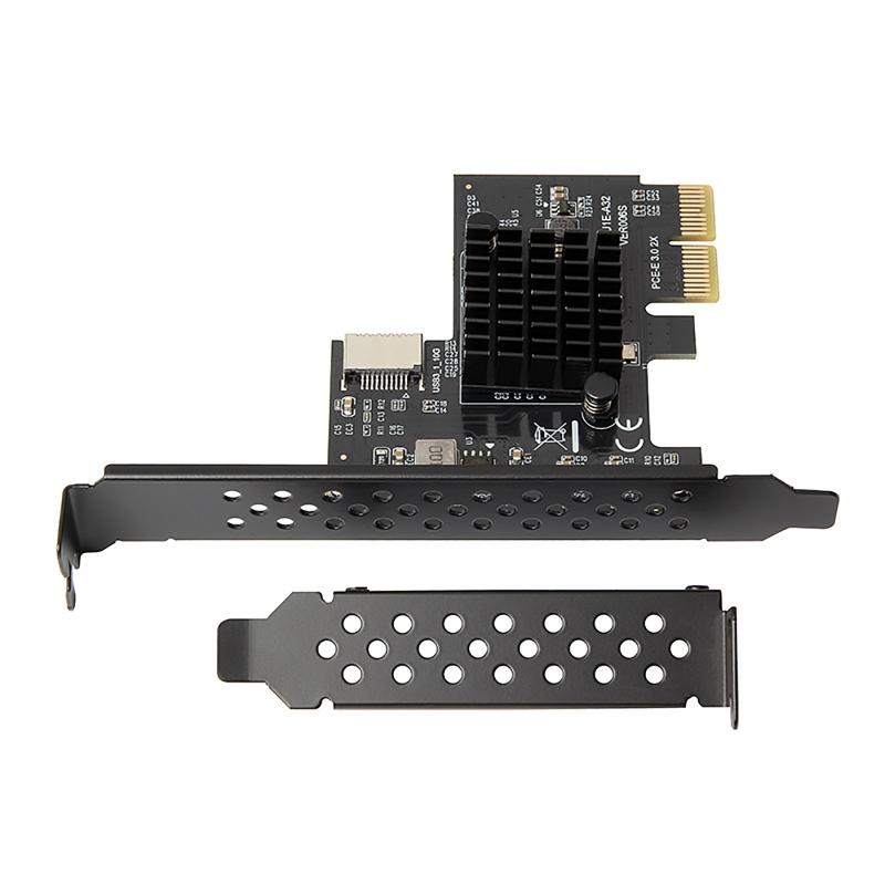 Chassis Front PCI-E 2X to Type-E pansion Card USB3.1 Master ASMedia ASM3142 Up to 10Gbps PCE1U1E-A31
Chassis Front PCI-E 2X to Type-E pansion Card USB3.1 Master ASMedia ASM3142 Up to 10Gbps PCE1U1E-A31