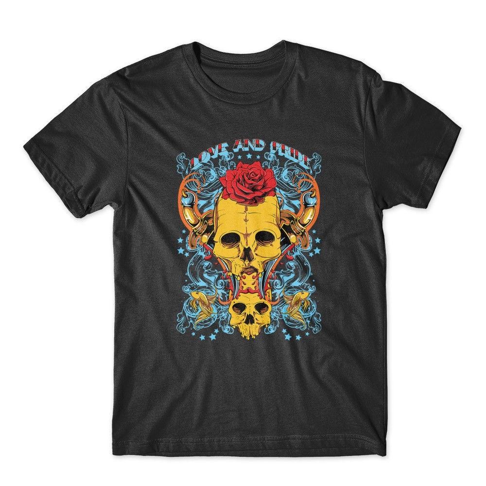 Love and Pride T-Shirt. Skull Rose Shirt 100% Cotton Premium Graphic Tee New 4XL
Love and Pride T-Shirt. Skull Rose Shirt 100% Cotton Premium Graphic Tee New 4XL