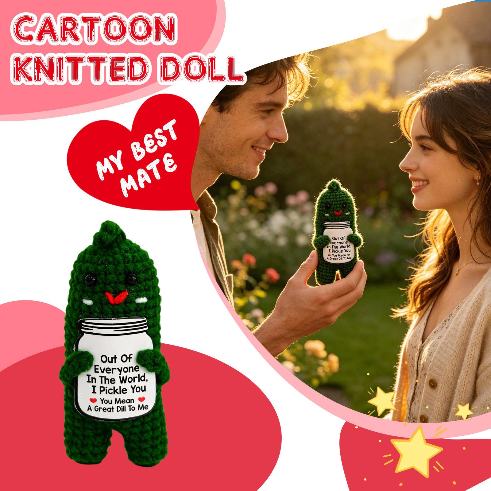 Hand-knitted Cucumber Doll Made Of Yarn one size белый
Hand-knitted Cucumber Doll Made Of Yarn one size белый