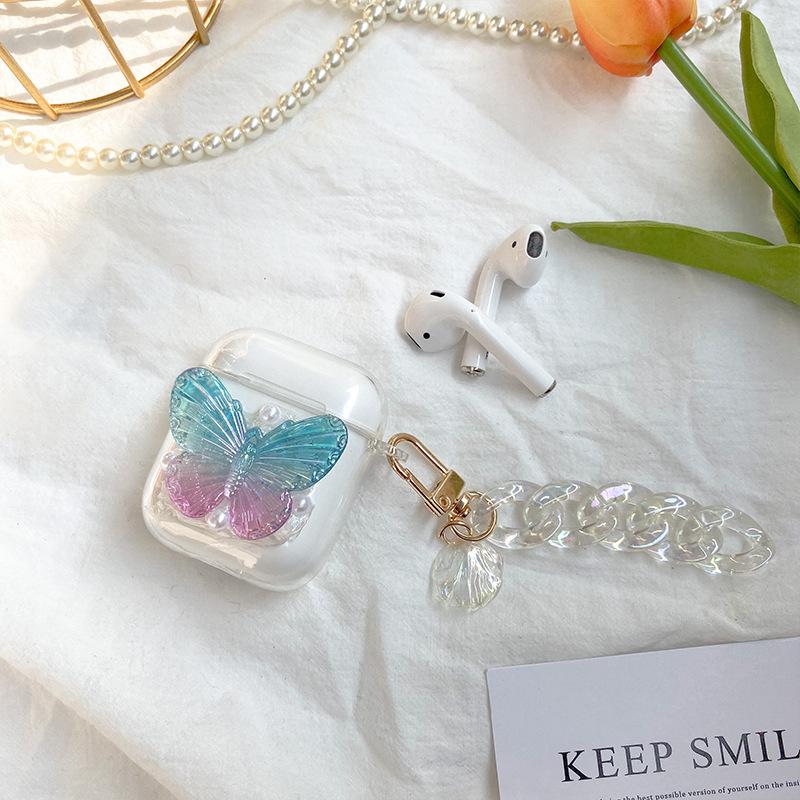 Colorful Butterfly Airpods1/2 Earphone Cover Creative Shell Chain Airpodspro Protective Case Transparent Pearl Airpods 1st/2nd generation
Colorful Butterfly Airpods1/2 Earphone Cover Creative Shell Chain Airpodspro Protective Case Transparent Pearl Airpods 1st/2nd generation