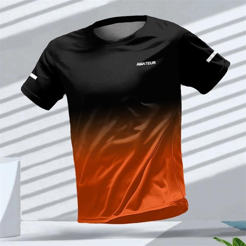 Men s T-shirt Outdoor Sports Running T-shirts Letter Gradient Pattern Printing T Shirts Quick Drying Short Sleeve Unisex Top L
Men s T-shirt Outdoor Sports Running T-shirts Letter Gradient Pattern Printing T Shirts Quick Drying Short Sleeve Unisex Top L