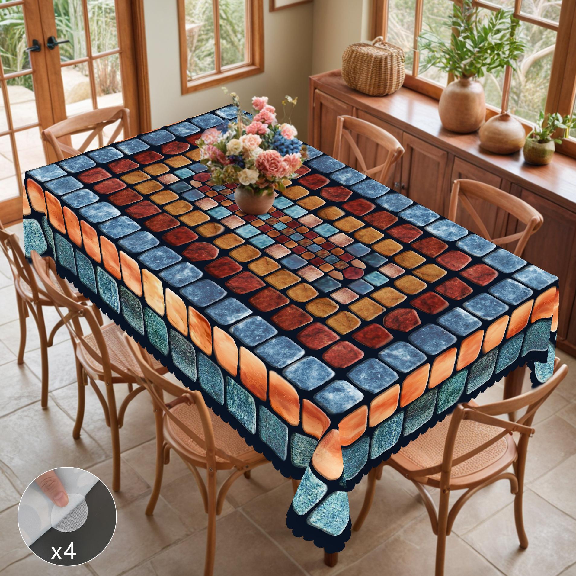 1 шт. Простий геометричний зшитий круглий скатертина з принтом, 5 розмірів у наявності, Квадратна скатертина з принтом у візерунку зшивання кольорового каменю, 152x152cm
1 шт. Простий геометричний зшитий круглий скатертина з принтом, 5 розмірів у наявності, Квадратна скатертина з принтом у візерунку зшивання кольорового каменю, 152x152cm