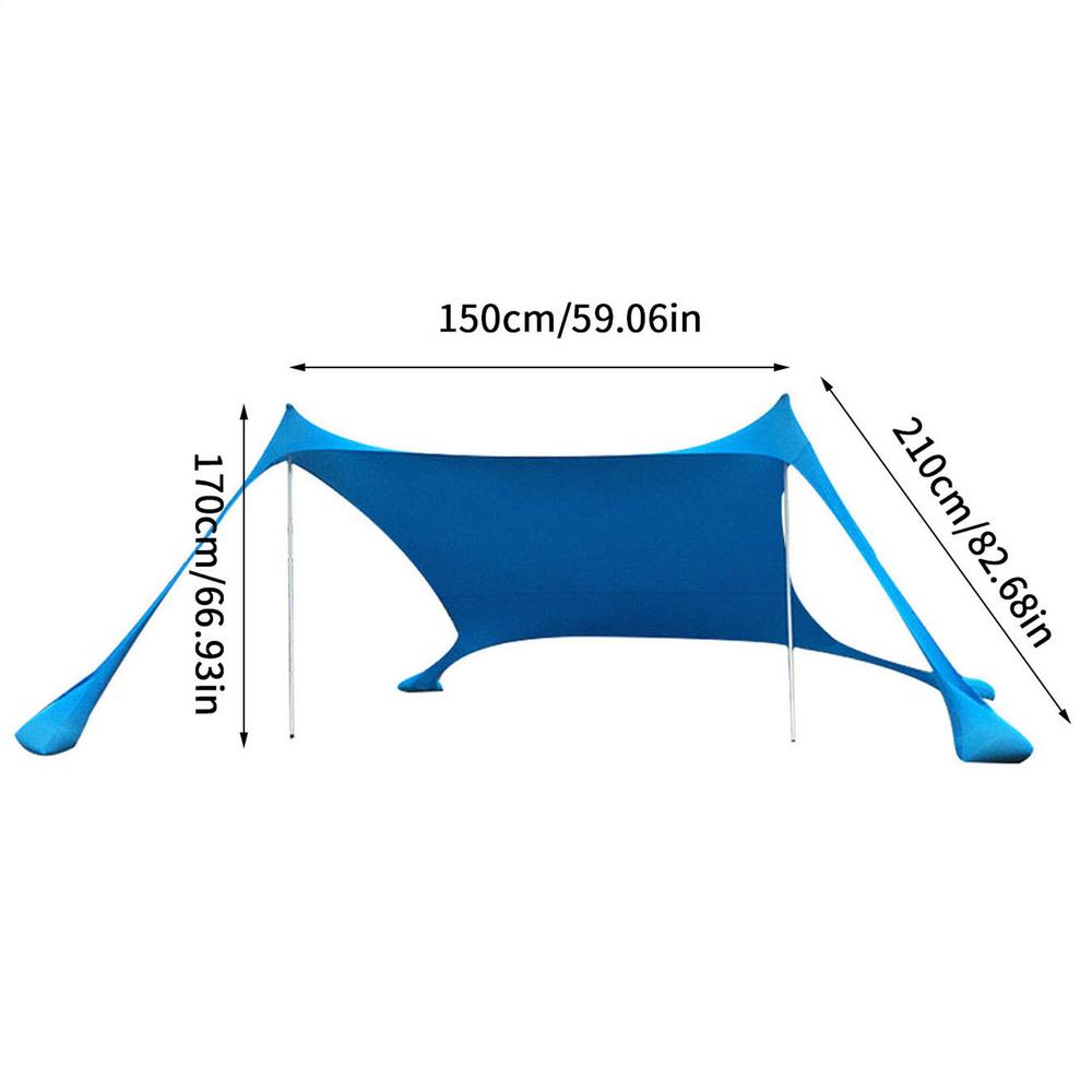Outdoor Beach Tent Sun Shelter Camping Shades Tents Windproof One-piece Outdoor Sunshade Tent For Camping Trips, Fishing синій
Outdoor Beach Tent Sun Shelter Camping Shades Tents Windproof One-piece Outdoor Sunshade Tent For Camping Trips, Fishing синій