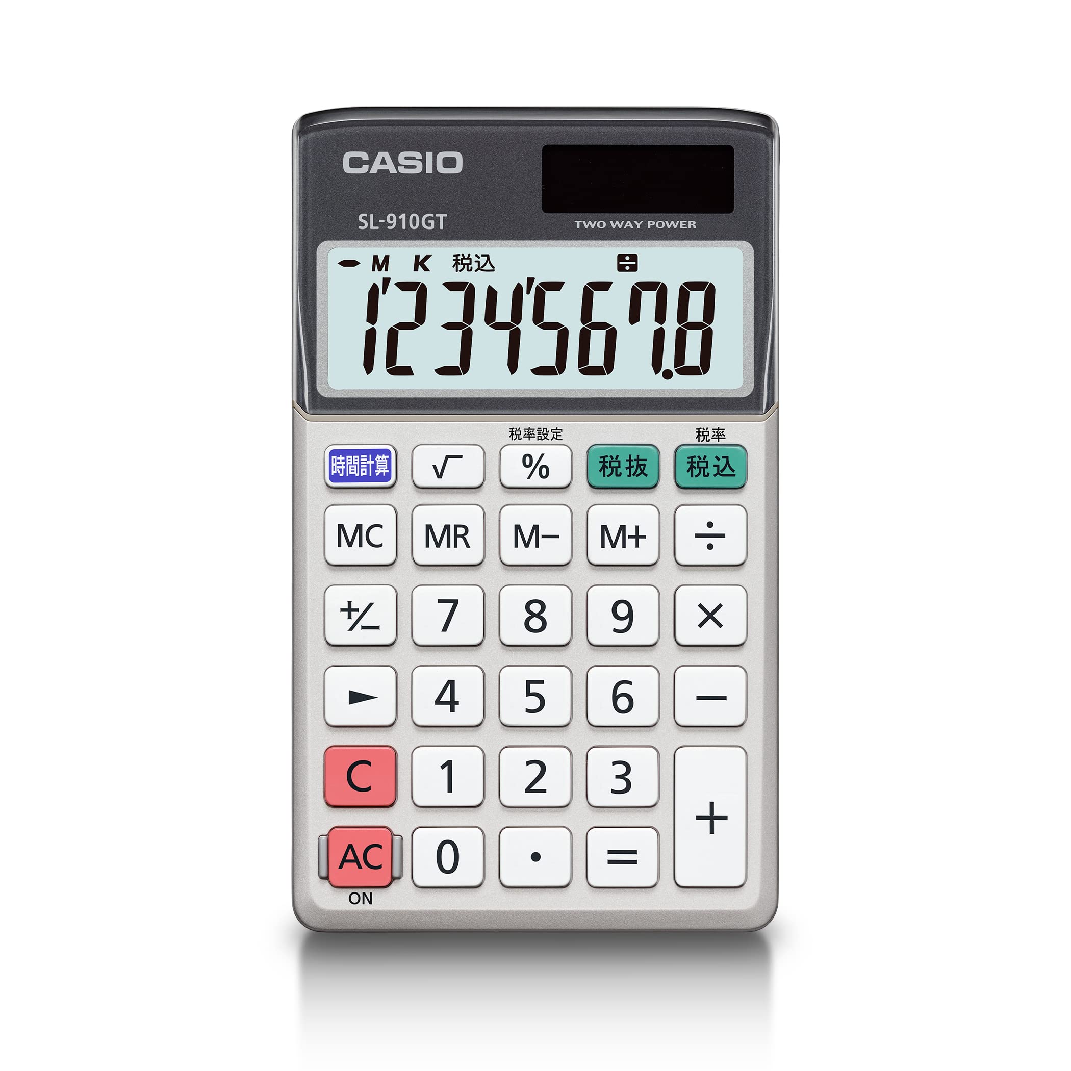 Casio Green Purchasing Law Compliant Calculator 8 Digit Notebook Type Eco Mark Certified SL-910GT-N
Casio Green Purchasing Law Compliant Calculator 8 Digit Notebook Type Eco Mark Certified SL-910GT-N