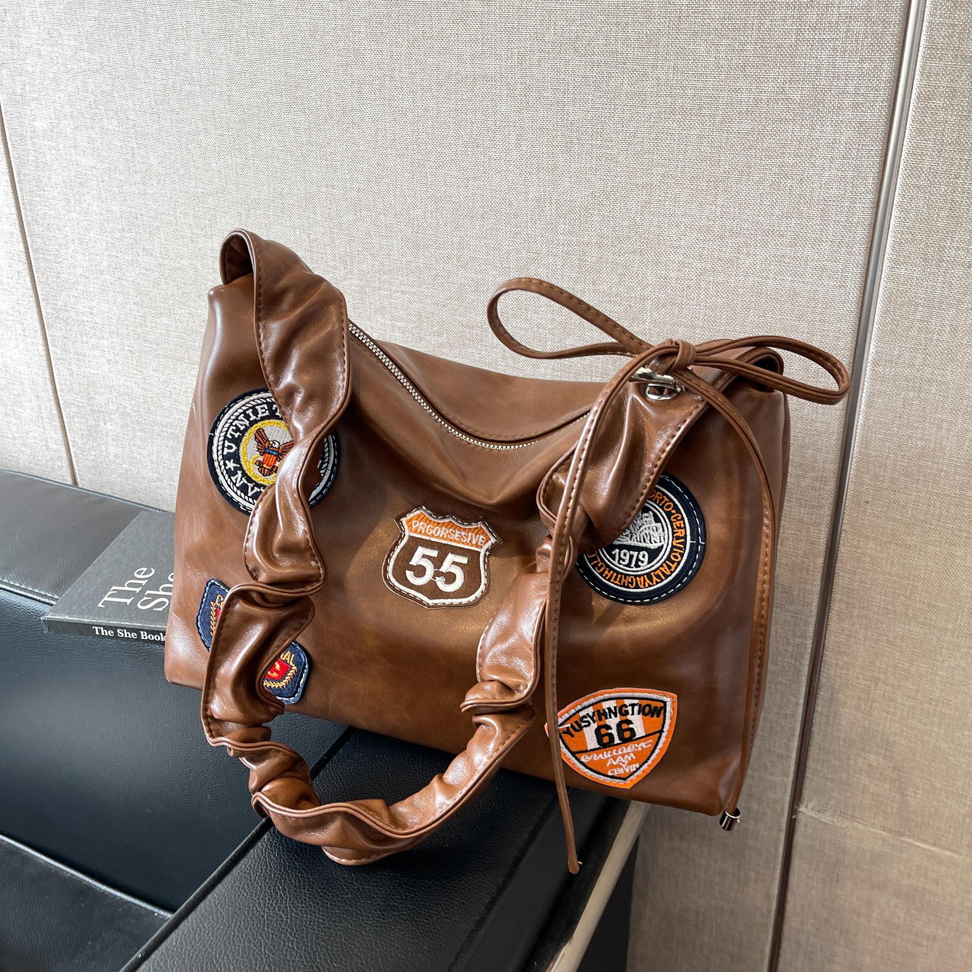 Ретро-модная сумка с нишевым дизайном, улучшенное ощущение большой вместимости, сумка на одно плечо для поездок на работу