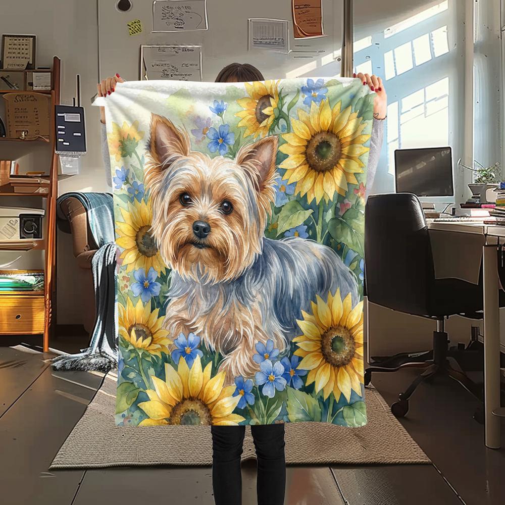 Blue Sunflower Dog Cat GiraffePrint Flannel Blanket,High quality Comfortable for All Seasons,Home Decor,Warmth and Comfort,Perfect for Christmas Gifts 80cm x 120cm
Blue Sunflower Dog Cat GiraffePrint Flannel Blanket,High quality Comfortable for All Seasons,Home Decor,Warmth and Comfort,Perfect for Christmas Gifts 80cm x 120cm