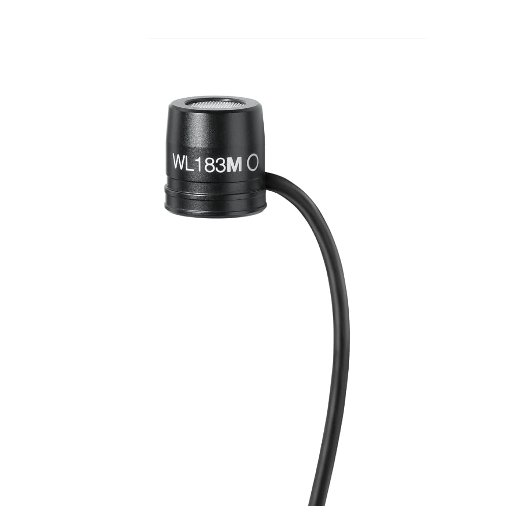 SHURE WL183m Петличный микрофон Конденсаторный всенаправленный Компактный профессиональный штыревой микрофон Шумоподавление Высокая прочность Выступление Лекция Выступление
SHURE WL183m Петличный микрофон Конденсаторный всенаправленный Компактный профессиональный штыревой микрофон Шумоподавление Высокая прочность Выступление Лекция Выступление