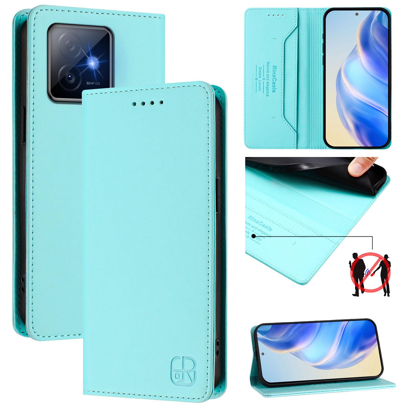 For Honor X60 GT 5G Leather Case RINACASIS RC01 Phone Cover with RFID Blocking Wallet Stand Dark Green
For Honor X60 GT 5G Leather Case RINACASIS RC01 Phone Cover with RFID Blocking Wallet Stand Dark Green