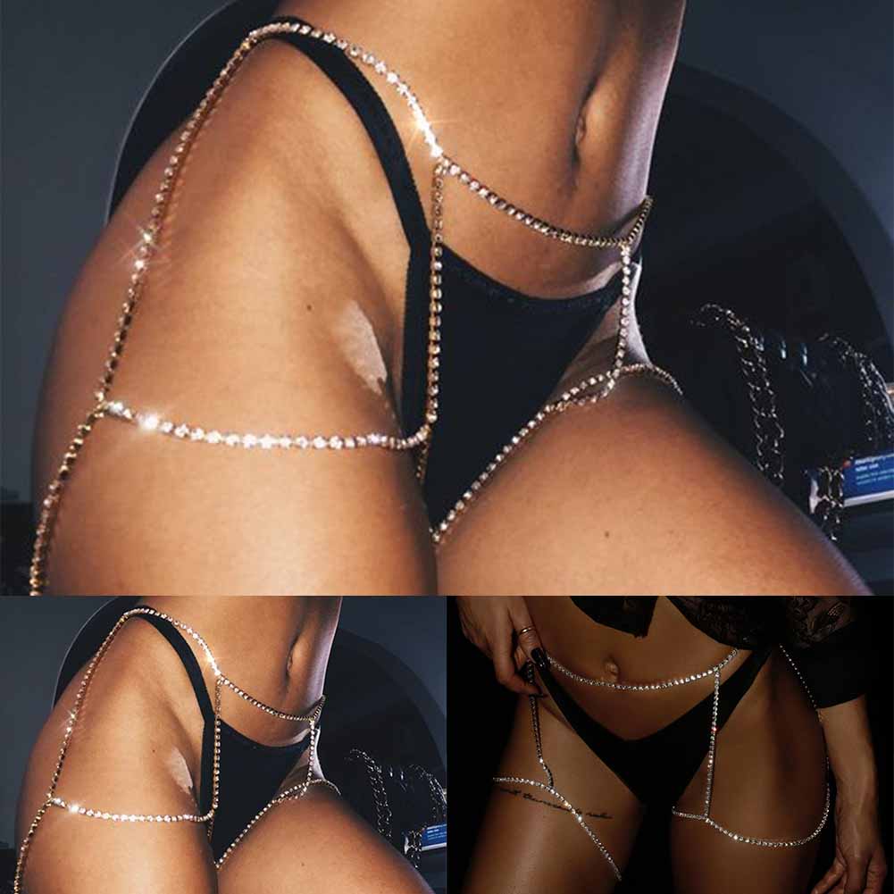 Сменная цепочка на бедро со стразами и кристаллами Volldiamant
Сменная цепочка на бедро со стразами и кристаллами Volldiamant