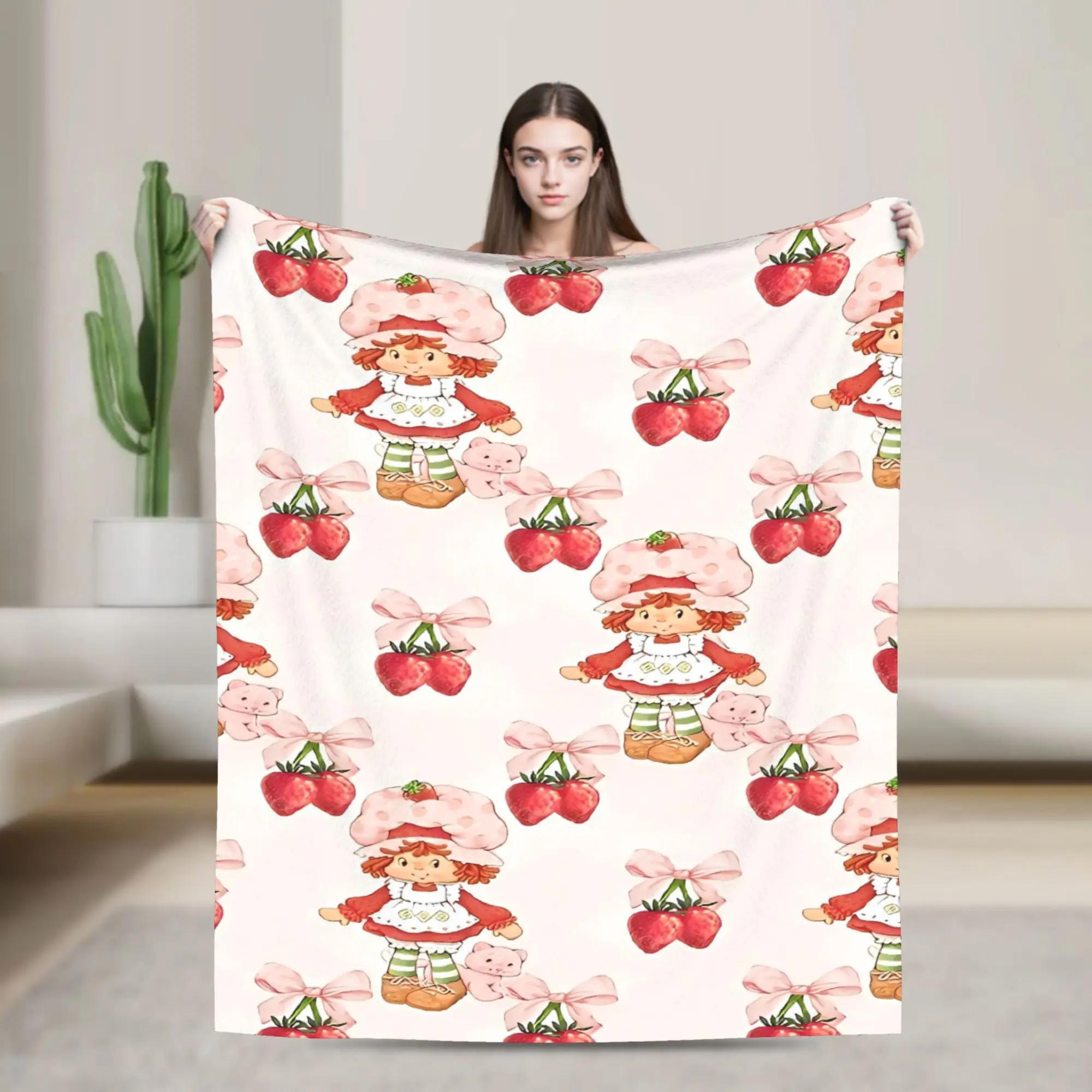 Strawberry Shortcake Plush Flannel Throw Blanket for Kids Soft Warm Bedspread Perfect Birthday Gift for Outdoor Use 130x150cm51x59in
Strawberry Shortcake Plush Flannel Throw Blanket for Kids Soft Warm Bedspread Perfect Birthday Gift for Outdoor Use 130x150cm51x59in