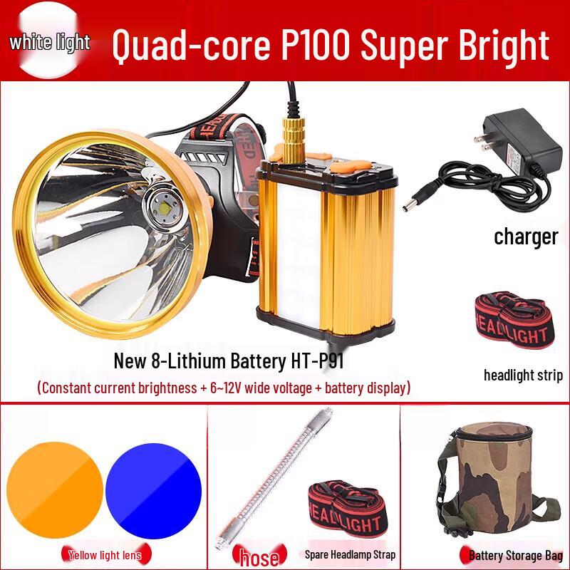Jundingying P90 LED Rechargeable Headlamp
Jundingying P90 LED Rechargeable Headlamp