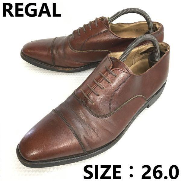 REGAL Goodyear Welted Leather Shoes Size 26.0 Brown Slight Long Nose Dress Shoes(USED)
REGAL Goodyear Welted Leather Shoes Size 26.0 Brown Slight Long Nose Dress Shoes(USED)