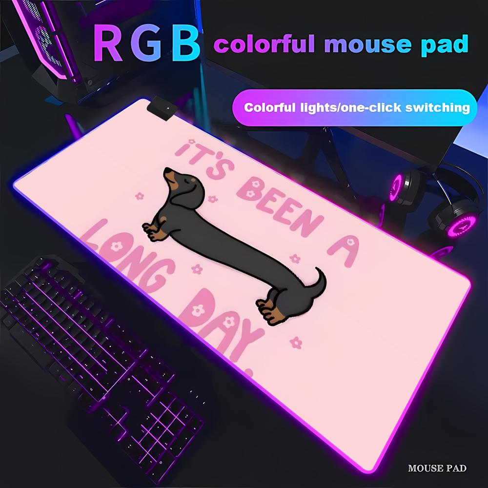HD RGB Cartoon Cute Dog Dachshund Mouse Pad Non-slip Rubber Gamer Balance Computer Mat Decoracion Deskmat Laptop Large HYBXAXC RGB600x300x3mm
HD RGB Cartoon Cute Dog Dachshund Mouse Pad Non-slip Rubber Gamer Balance Computer Mat Decoracion Deskmat Laptop Large HYBXAXC RGB600x300x3mm