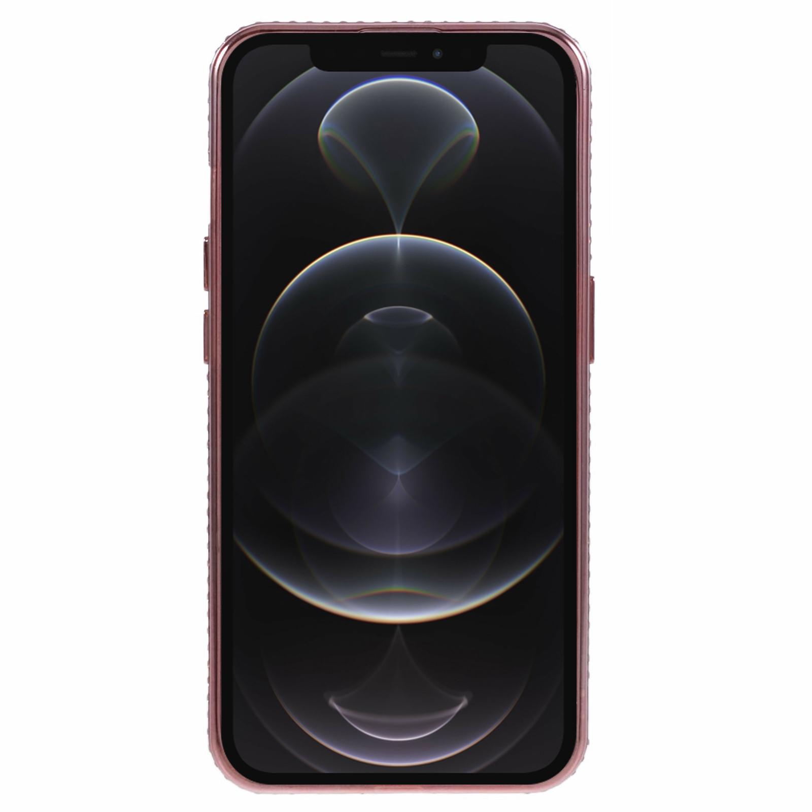 For iPhone 12 Pro Max TPU Case Gradient Kickstand Cover with Rhinestone Lens Frame Rose Gold
For iPhone 12 Pro Max TPU Case Gradient Kickstand Cover with Rhinestone Lens Frame Rose Gold