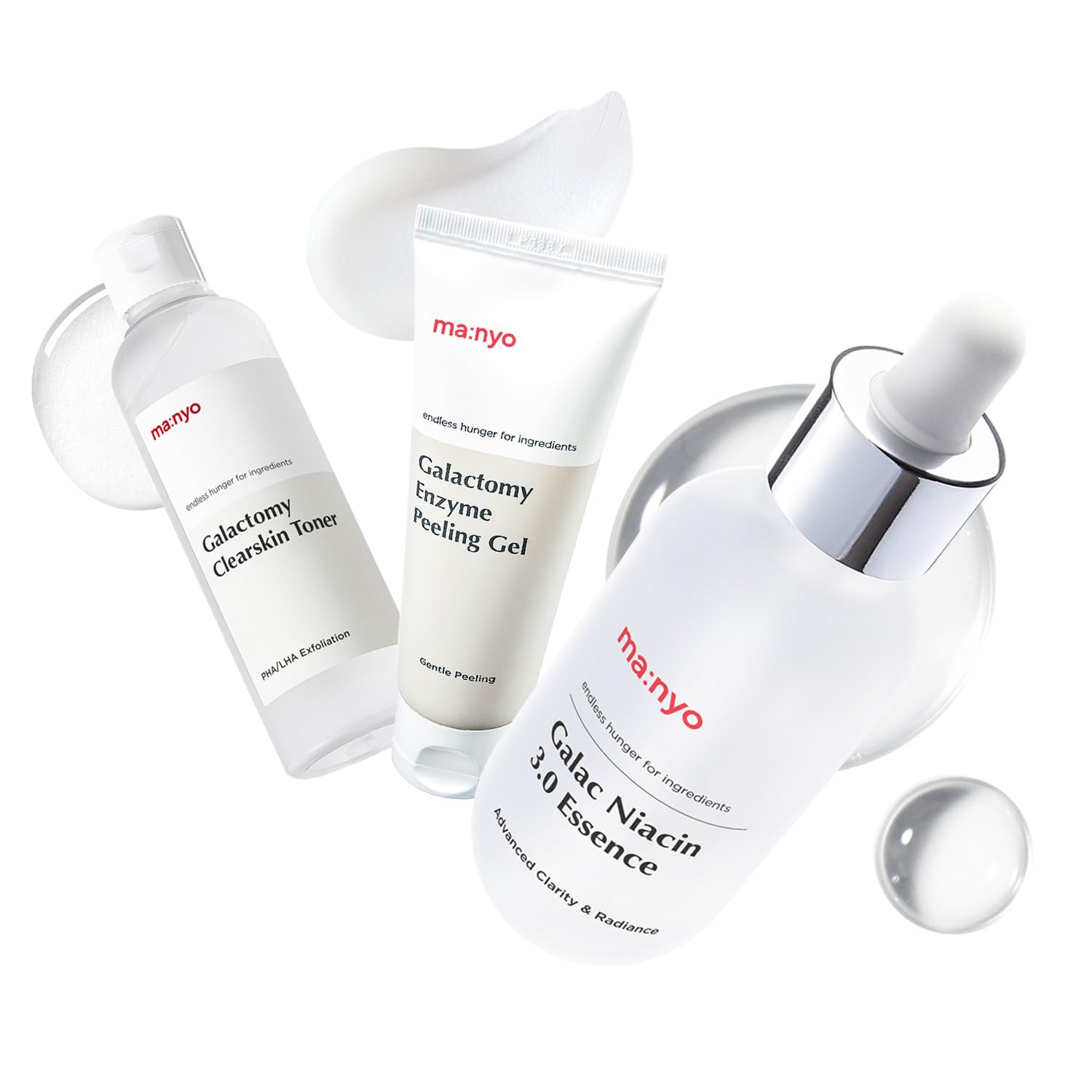 MANYO Galac Transparent Skin Complete Set (Peeling Gel 75ml + Toner 210ml 3.0 Serum 30ml) Pore CleansingIntroductionWhitening CareKorean Skincare
MANYO Galac Transparent Skin Complete Set (Peeling Gel 75ml + Toner 210ml 3.0 Serum 30ml) Pore CleansingIntroductionWhitening CareKorean Skincare