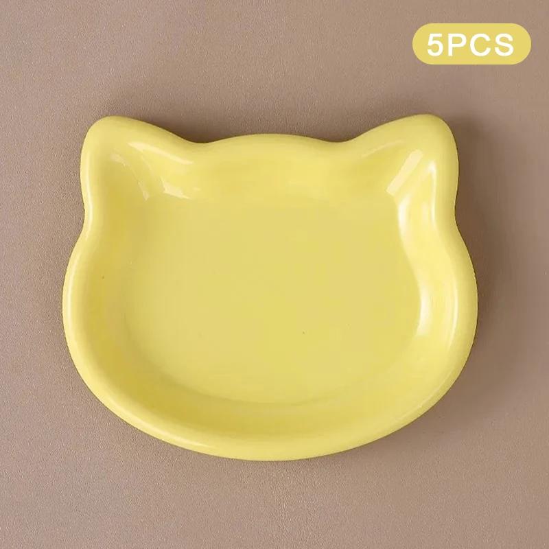 5PCS Multicolor Plastic Cat Bowl Set Pet Supplies Category Cartoon Cat-Shaped Design Non-Slip Bottom To Prevent Slipping
5PCS Multicolor Plastic Cat Bowl Set Pet Supplies Category Cartoon Cat-Shaped Design Non-Slip Bottom To Prevent Slipping