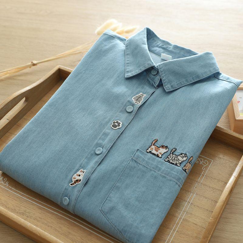 Джинсовая куртка с карманом «Китти», свободного кроя, с длинными рукавами, верхняя одежда, в стиле «артистик» Blue Kitty Free size 42.50 kg-65.00 kg
Джинсовая куртка с карманом «Китти», свободного кроя, с длинными рукавами, верхняя одежда, в стиле «артистик» Blue Kitty Free size 42.50 kg-65.00 kg