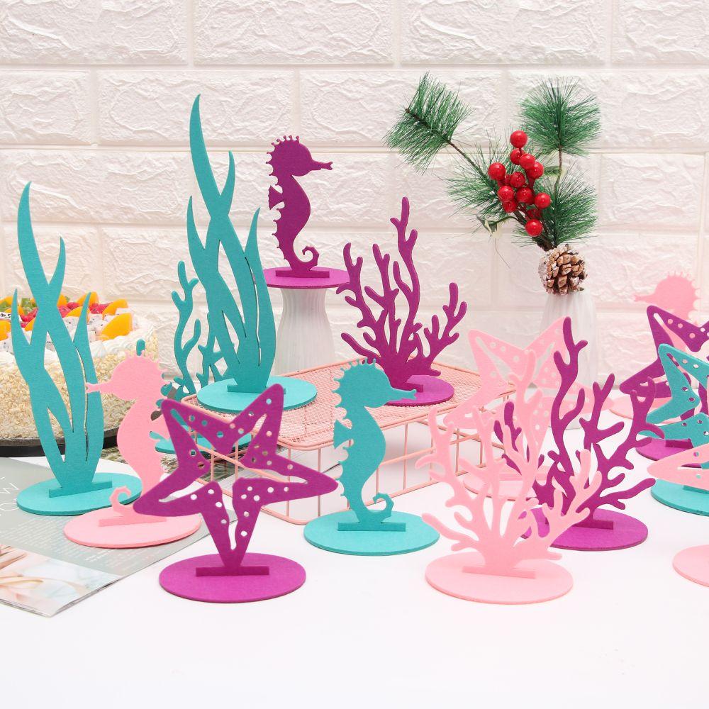 Felt Decor Desktop Display Under the Sea Theme Mermaid Decorations Table Ornament Mermaid Party green-Seaweed
Felt Decor Desktop Display Under the Sea Theme Mermaid Decorations Table Ornament Mermaid Party green-Seaweed