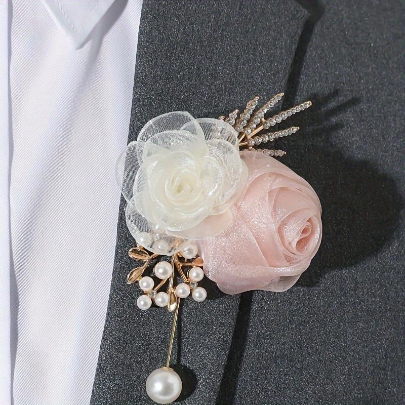 1PC Beautiful Rose with Metal High-end Groom Best Man Bride Bridesmaid Corsage for Wedding Parties
1PC Beautiful Rose with Metal High-end Groom Best Man Bride Bridesmaid Corsage for Wedding Parties