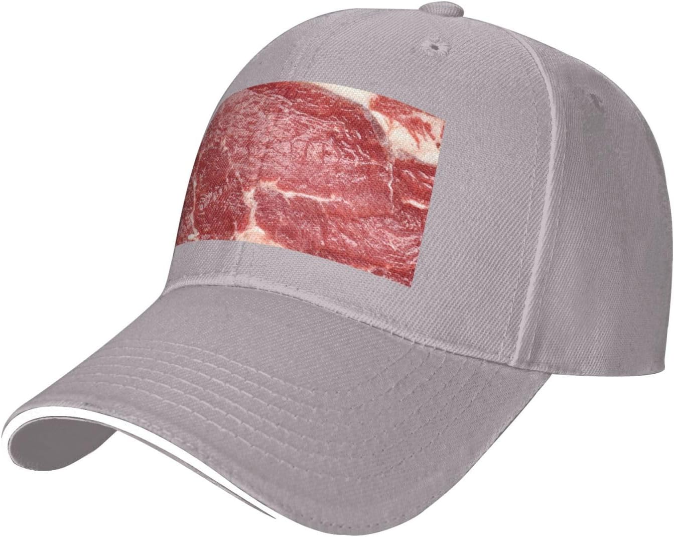 Raw Beef Steak Print Baseball Cap Polyester Adjustable Casual Snapback Hat for Adults Outdoor Sports One Size
Raw Beef Steak Print Baseball Cap Polyester Adjustable Casual Snapback Hat for Adults Outdoor Sports One Size
