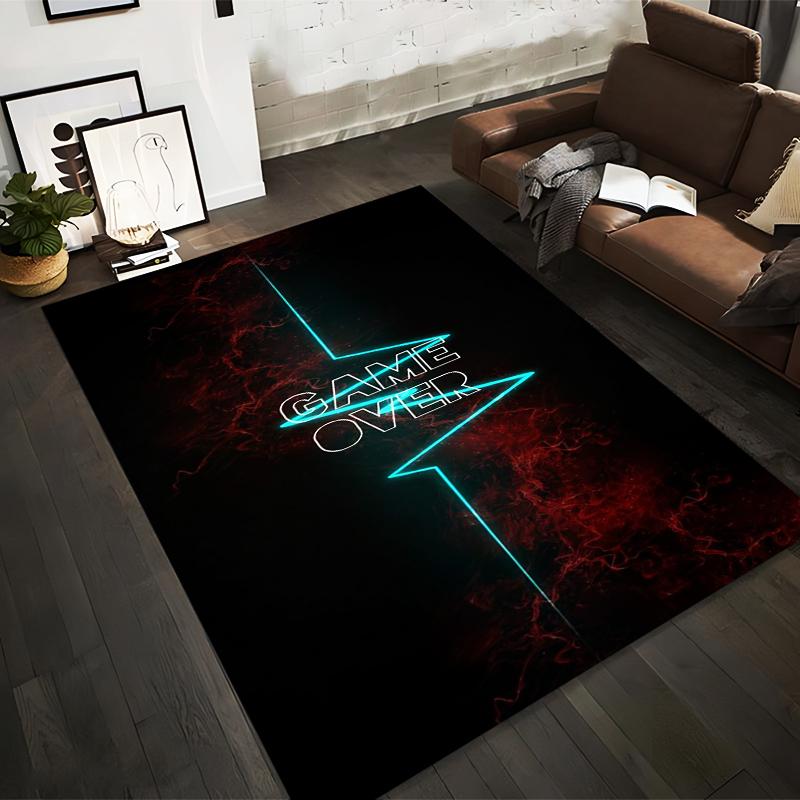 Modern Carpet with Game Over Neon Text and Futuristic Red Design Suitable for use as an anti-slip for living room bedroom sofas 40x60cm( 15x23in )
Modern Carpet with Game Over Neon Text and Futuristic Red Design Suitable for use as an anti-slip for living room bedroom sofas 40x60cm( 15x23in )