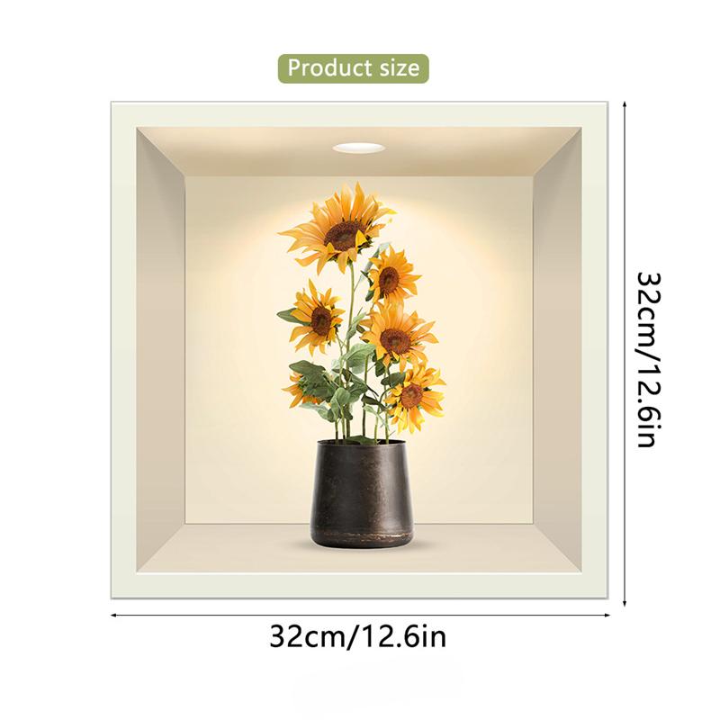 1pc 3D Green Potted Plants Wall Stickers Decorative Vinyl Decals for Bathroom Living Room Home Decoration Waterproof Wallpaper (as the picture,32x32CM)
1pc 3D Green Potted Plants Wall Stickers Decorative Vinyl Decals for Bathroom Living Room Home Decoration Waterproof Wallpaper (as the picture,32x32CM)