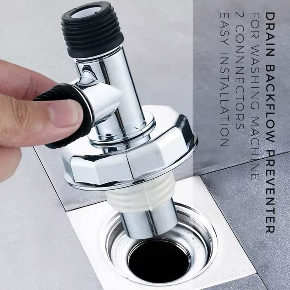 HXZDEY Drain Backflow Preventer for Washing Machine, Universal Tee Joint Sewer Drain Pipe Connector Adapter, Trap Seal for Floor Drain Drain Backflow A
HXZDEY Drain Backflow Preventer for Washing Machine, Universal Tee Joint Sewer Drain Pipe Connector Adapter, Trap Seal for Floor Drain Drain Backflow A
