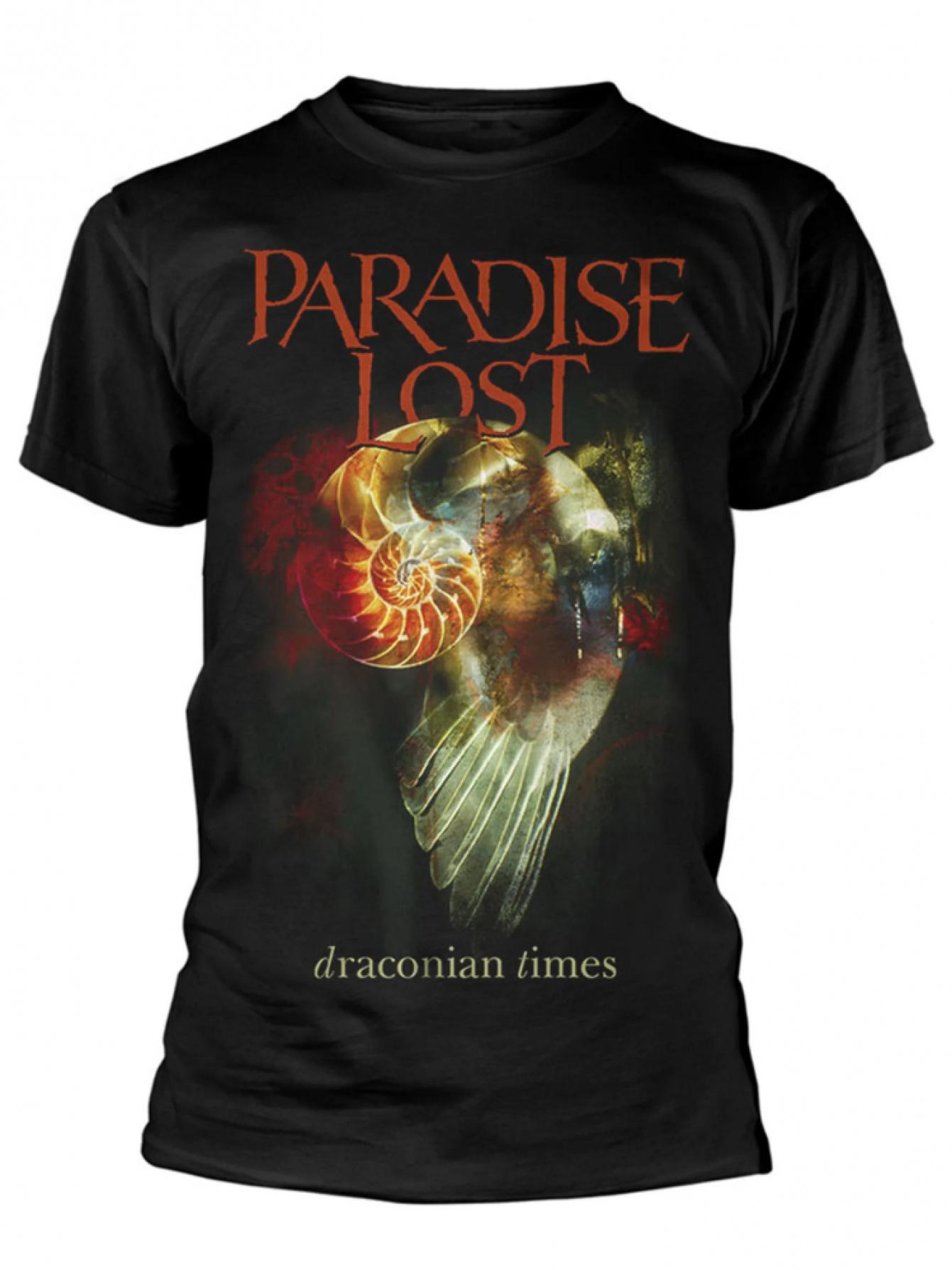25Th Anniversary Heavy Metal Graphic Tee of Paradise Lost Draconian Times - Men S Gothic Band T-Shirt Featuring a Dragon Design L
25Th Anniversary Heavy Metal Graphic Tee of Paradise Lost Draconian Times - Men S Gothic Band T-Shirt Featuring a Dragon Design L