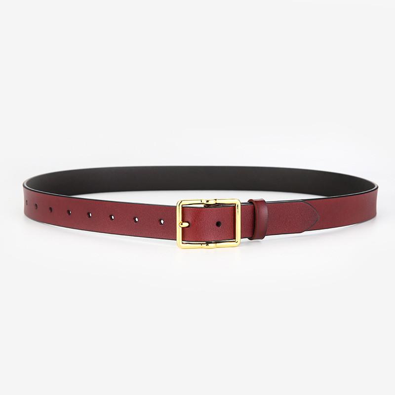 Leather Womens Fashion Casual Belt With Square Buckle For Daily Wear Frame Maroon,105cm
Leather Womens Fashion Casual Belt With Square Buckle For Daily Wear Frame Maroon,105cm