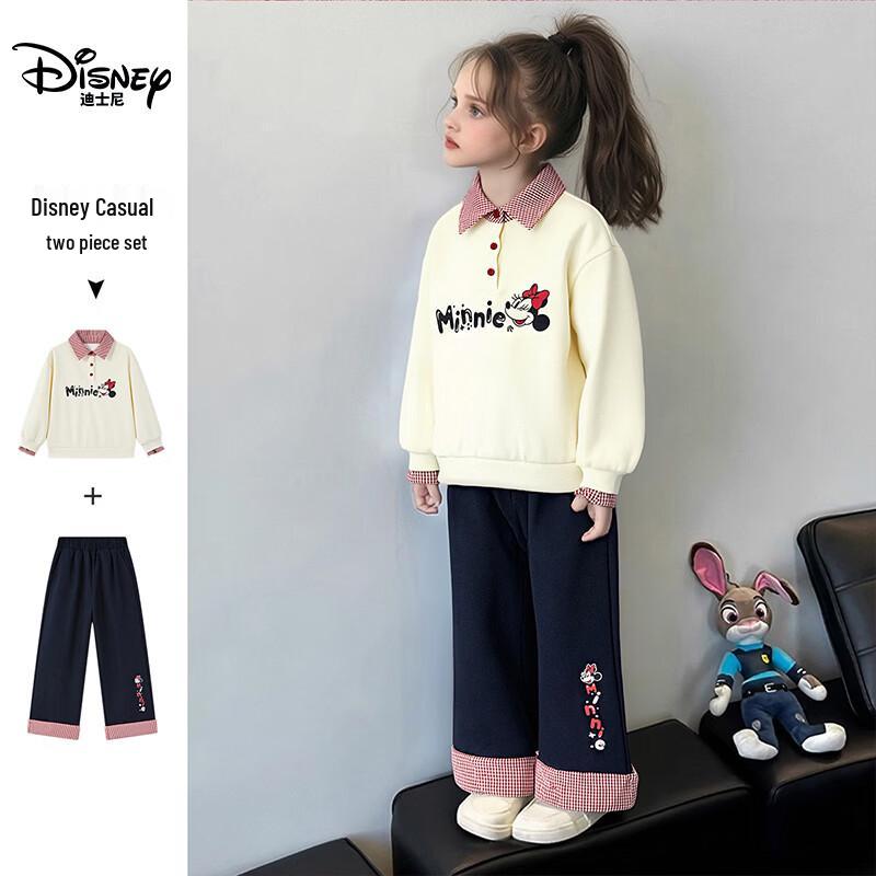 Весенний комплект: поло-свитшот и брюки для девочек Disney 2026 130
Весенний комплект: поло-свитшот и брюки для девочек Disney 2026 130