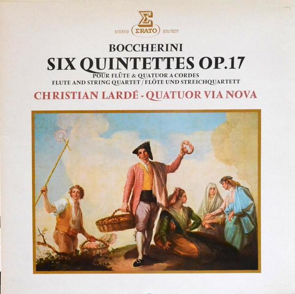 LP Record LUIGI BOCCHERINI, CHRISTIAN LARDÉ, - Six Quintets For Flute And String Q STU71277 Erato 1980 France Classical Used
LP Record LUIGI BOCCHERINI, CHRISTIAN LARDÉ, - Six Quintets For Flute And String Q STU71277 Erato 1980 France Classical Used
