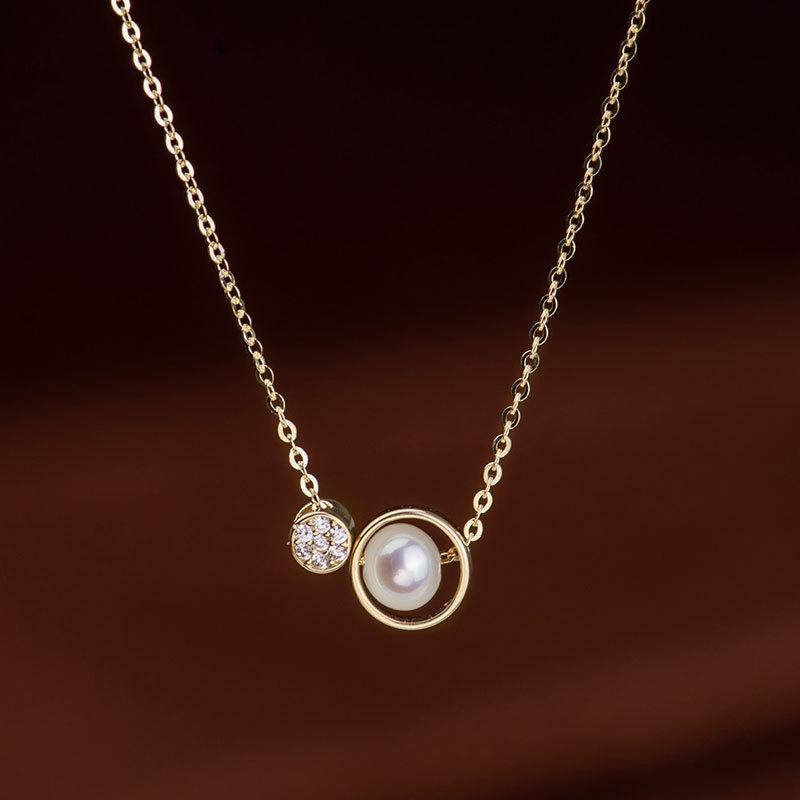 Ожерелье из стерлингового серебра 925 пробы, женское простое жемчужное кольцо на ключице, геометрическое темпераментное серебряное ювелирное изделие, простое
Ожерелье из стерлингового серебра 925 пробы, женское простое жемчужное кольцо на ключице, геометрическое темпераментное серебряное ювелирное изделие, простое