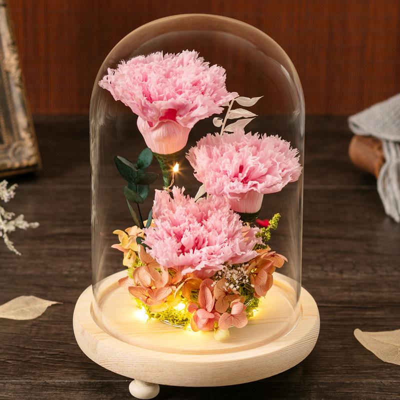 Eternal Rose Gift Box Glass Dome Valentine Birthday Present for Girlfriend Wife Mom Dried Flower Home Decor 13.3x6.8x1.8cm
Eternal Rose Gift Box Glass Dome Valentine Birthday Present for Girlfriend Wife Mom Dried Flower Home Decor 13.3x6.8x1.8cm