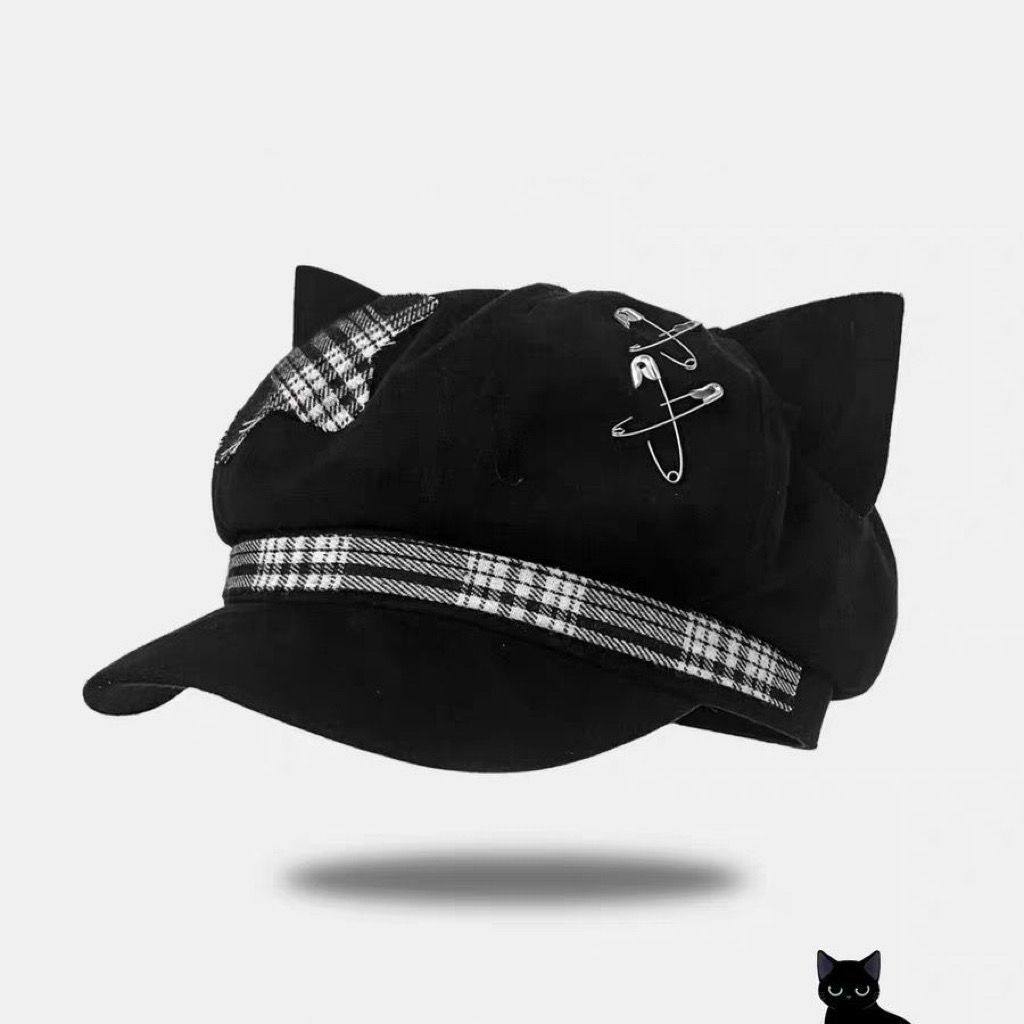 Japanese Grid Star Patch Hat Versatile Personality Trendy Cool Beret Girl Autumn and Winter Hats Hot Girl Cat Ear Hat for Women
Japanese Grid Star Patch Hat Versatile Personality Trendy Cool Beret Girl Autumn and Winter Hats Hot Girl Cat Ear Hat for Women