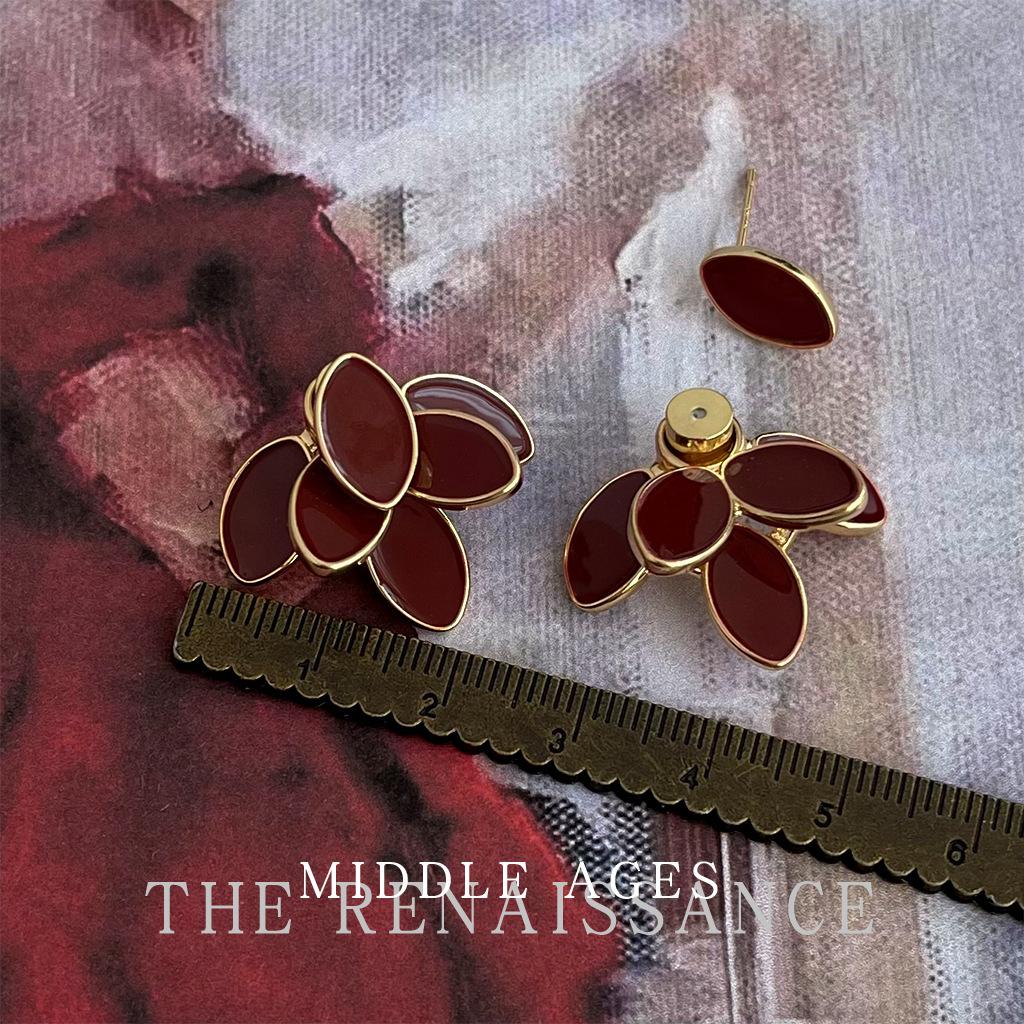 Angora Red Vintage Leaf Stud Earrings Vintage Oil Drop Earrings Women
Angora Red Vintage Leaf Stud Earrings Vintage Oil Drop Earrings Women