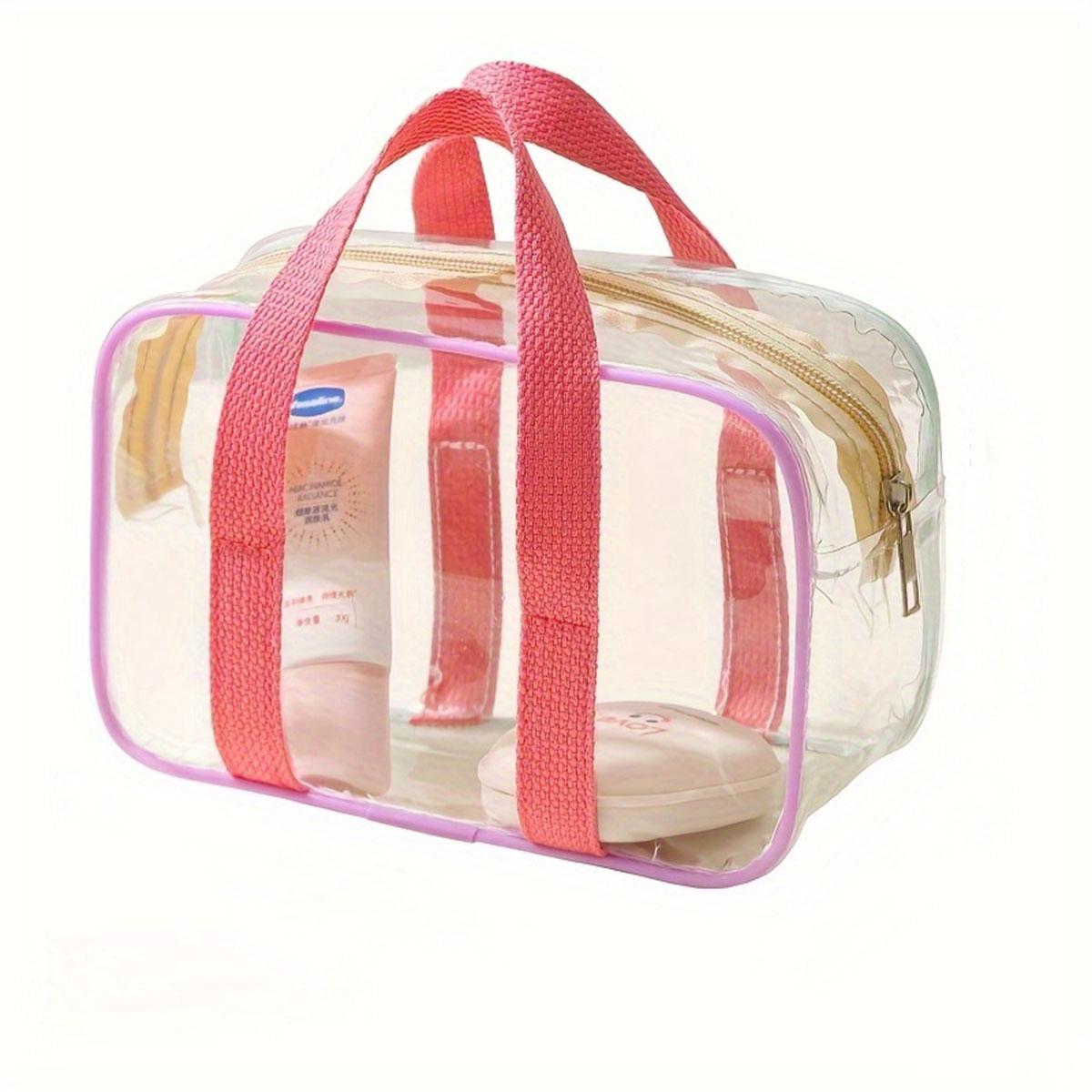 Fashion macarone makeup bag PVC transparent double tote bag go out large capacity beach bag swimming storage bag
Fashion macarone makeup bag PVC transparent double tote bag go out large capacity beach bag swimming storage bag