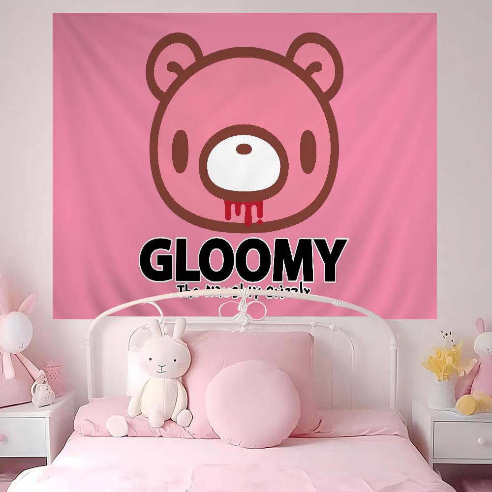 Kawaii GGloomy Bears Hanging Bohemian Tapestry Hanging Tarot Hippie Wall Rugs Dorm Home Decor 74x94cm(29x37in)
Kawaii GGloomy Bears Hanging Bohemian Tapestry Hanging Tarot Hippie Wall Rugs Dorm Home Decor 74x94cm(29x37in)