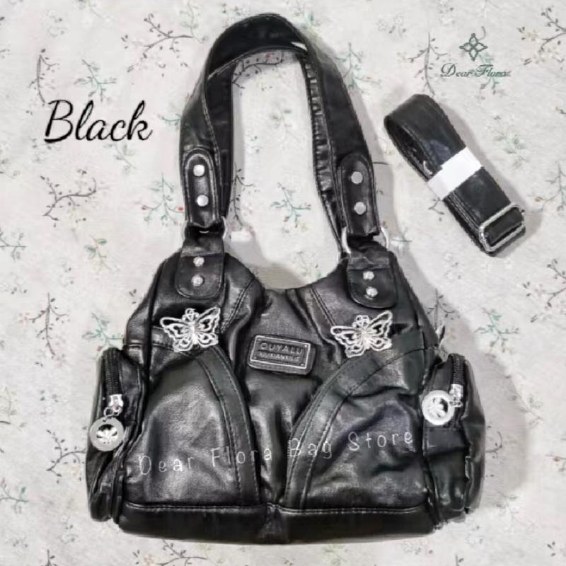 Women s Y2K Vintage Motorcycle Shoulder Bag Fashion Soft PU Chains Multiple Pockets Tote Bags Moto Style Messenger Crossbody Bag 30x11x16cm чёрный
Women s Y2K Vintage Motorcycle Shoulder Bag Fashion Soft PU Chains Multiple Pockets Tote Bags Moto Style Messenger Crossbody Bag 30x11x16cm чёрный