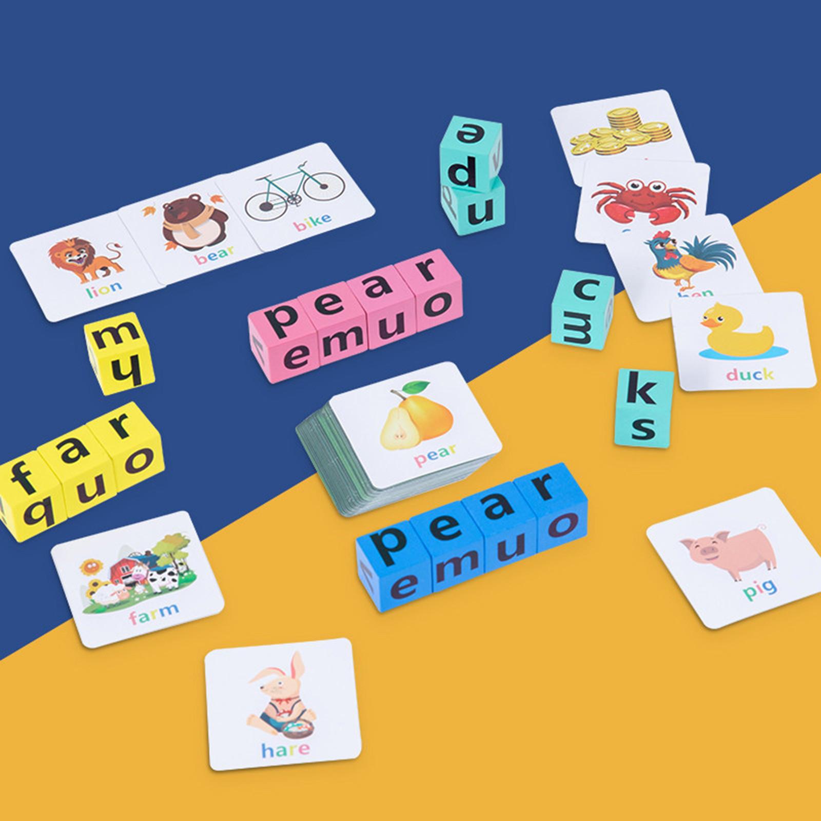 Matching Letter Game Spelling Reading English Alphabet Wooden Letters Card Mat- Game Children Pre-school Learning Language Toys One Size
Matching Letter Game Spelling Reading English Alphabet Wooden Letters Card Mat- Game Children Pre-school Learning Language Toys One Size