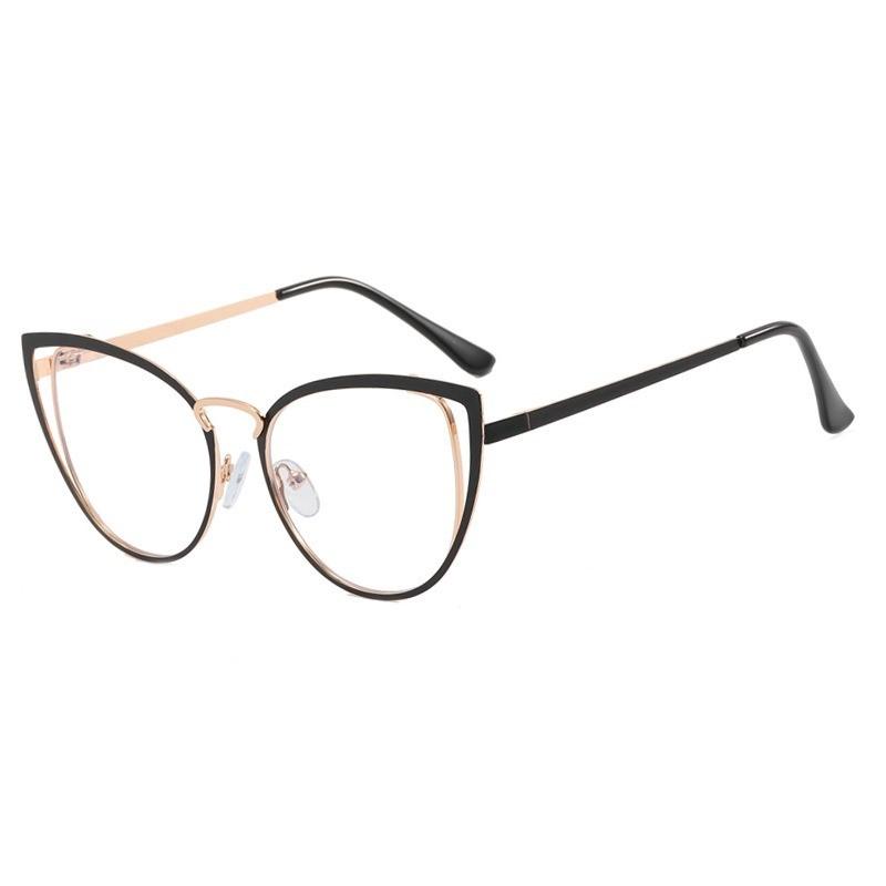 Fashion Women Glasses Frame Cat Eye Hollow Eyeglasses Frame Vintage Triangular Clear Lens Glasses Optical Spectacle Frame
Fashion Women Glasses Frame Cat Eye Hollow Eyeglasses Frame Vintage Triangular Clear Lens Glasses Optical Spectacle Frame