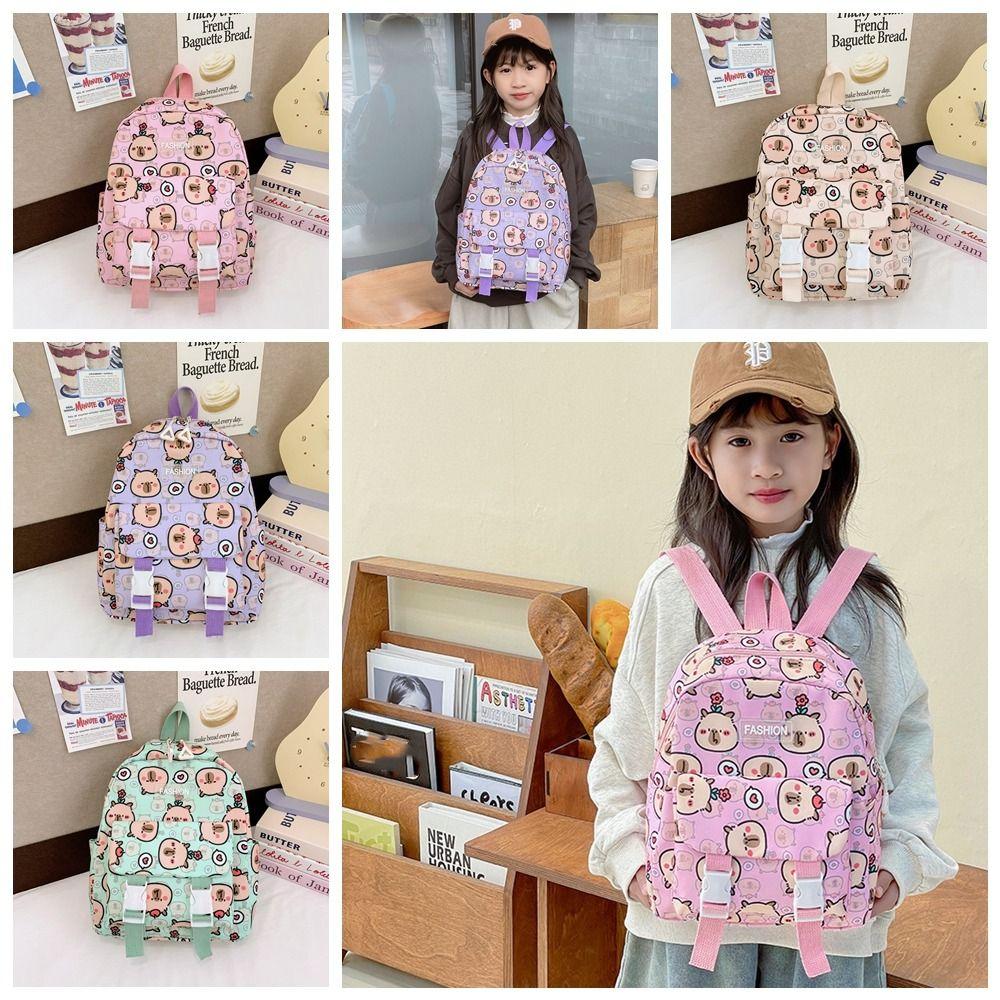 Lightweight Capybara Nylon Backpack Printing Student s Book Bag Children s School Bag Outdoor фиолетовый
Lightweight Capybara Nylon Backpack Printing Student s Book Bag Children s School Bag Outdoor фиолетовый